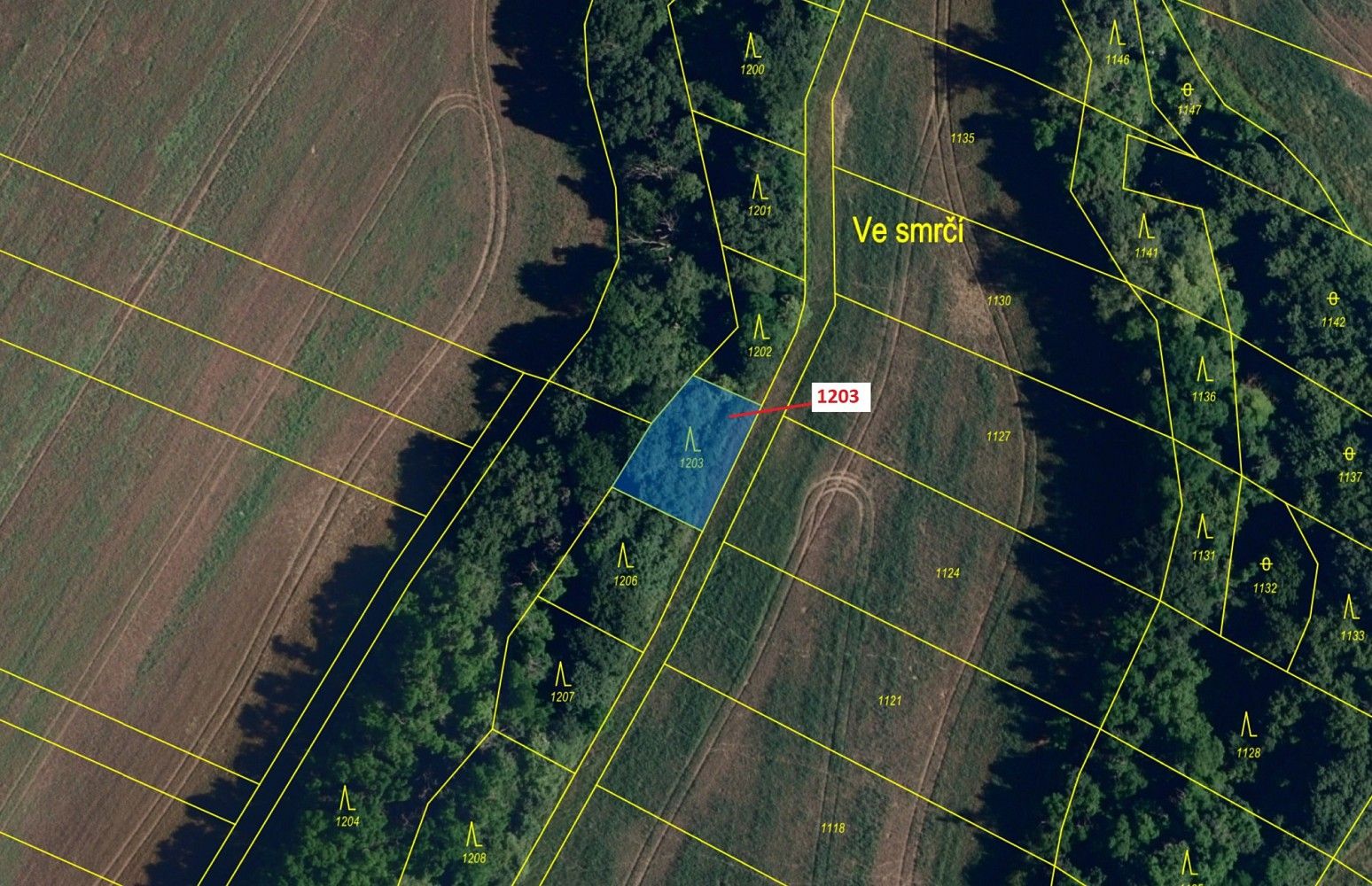 Prodej les - Zastávka - 2