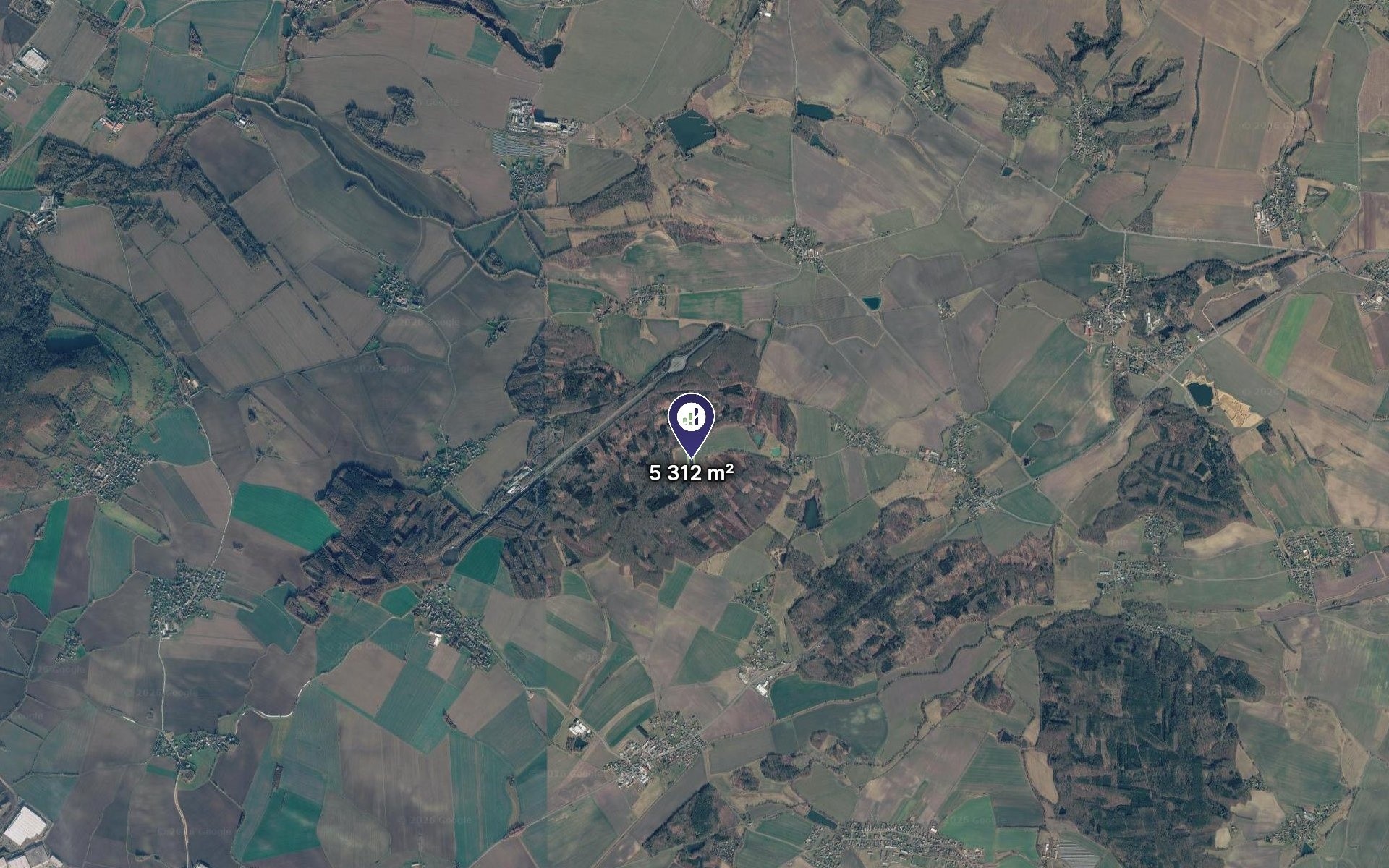 Zemědělské pozemky, Obrubce, 5 312 m² - 2
