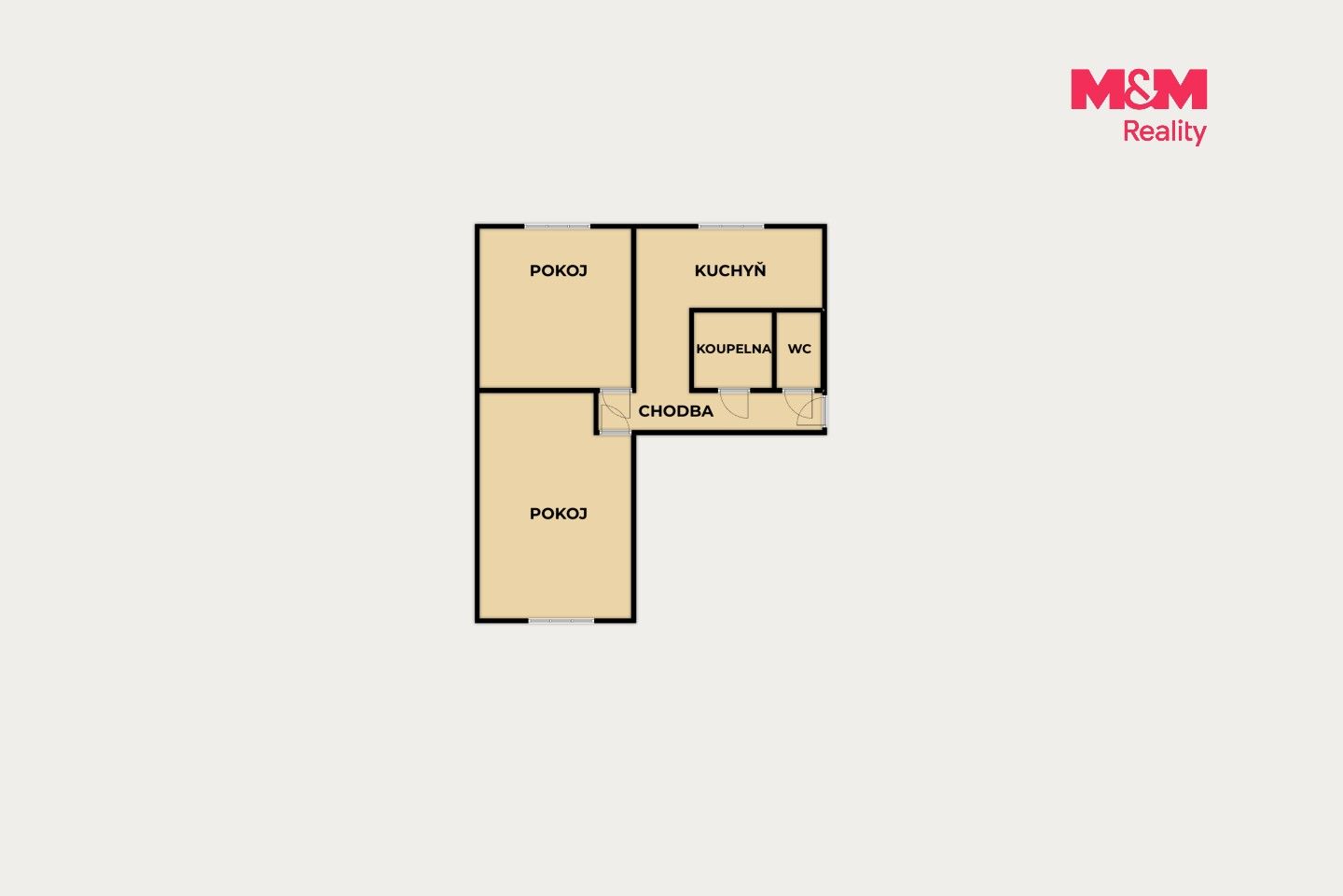 Prodej byt 2+1 - Osvobození, Orlová, 57 m² - 5