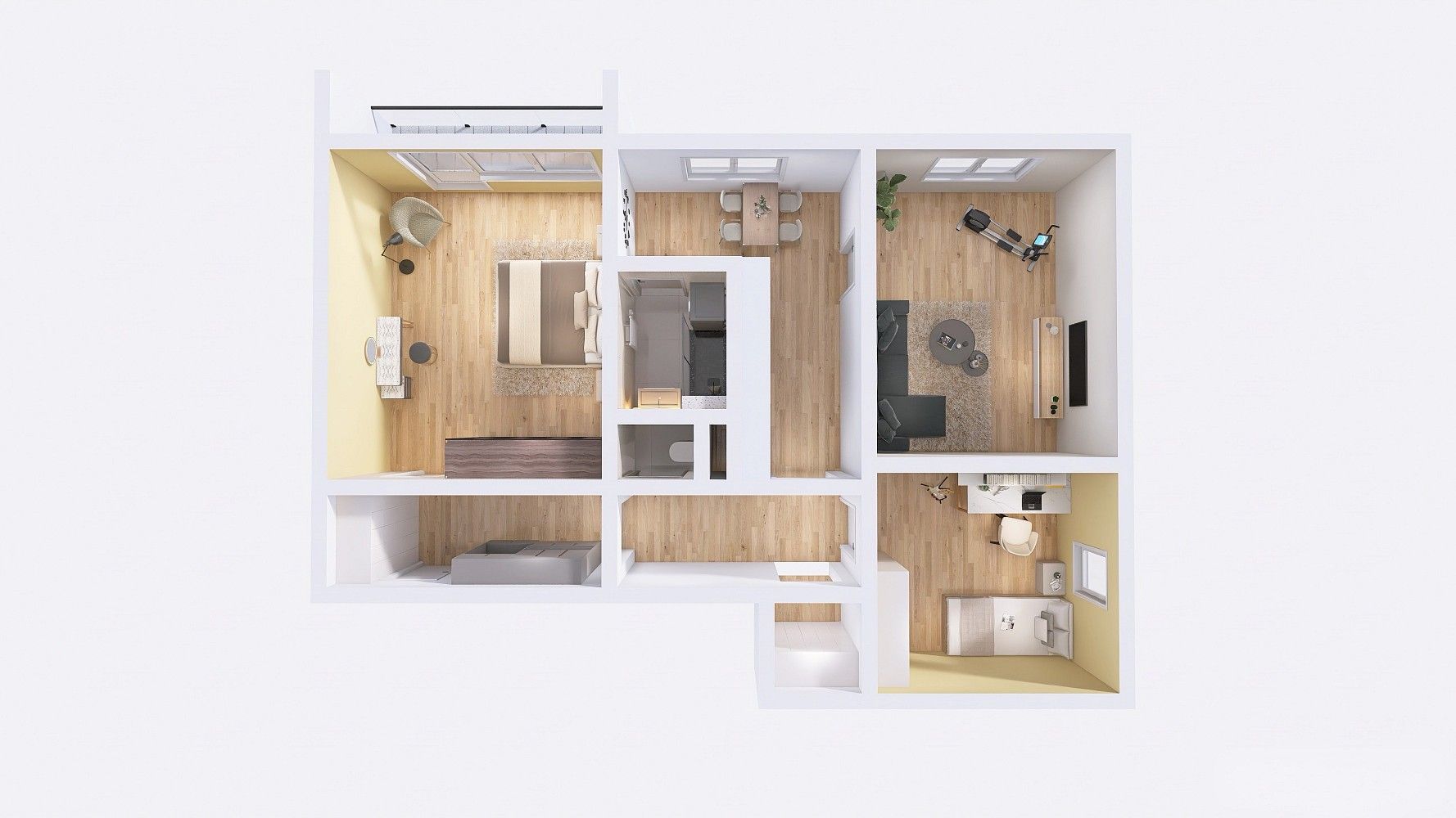 Byt 3+1 · 75 m² · Kmochova, Olomouc - Nová Ulice - 4