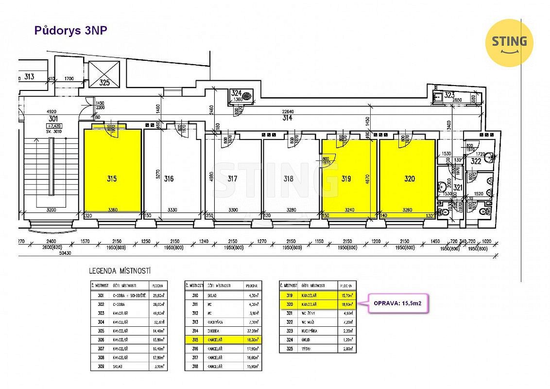 Pronájem kancelář - České Budějovice - České Budějovice 3, Jihočeský kraj, 18 m² - 5