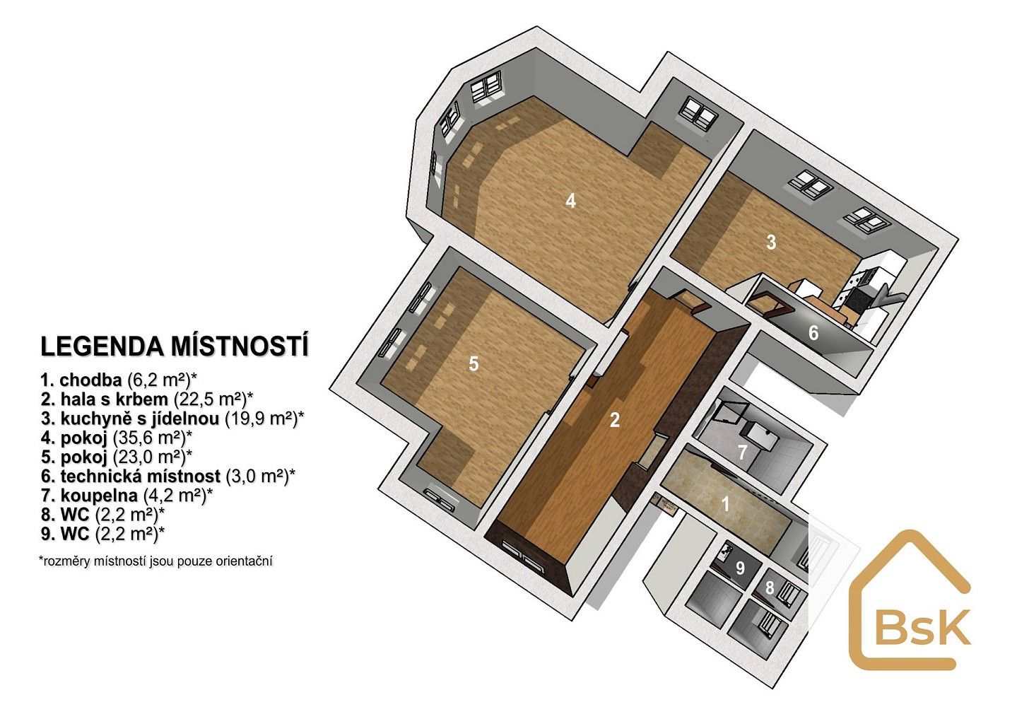 3+kk, Jablonec nad Nisou, Liberecký kraj, 125 m² - 2