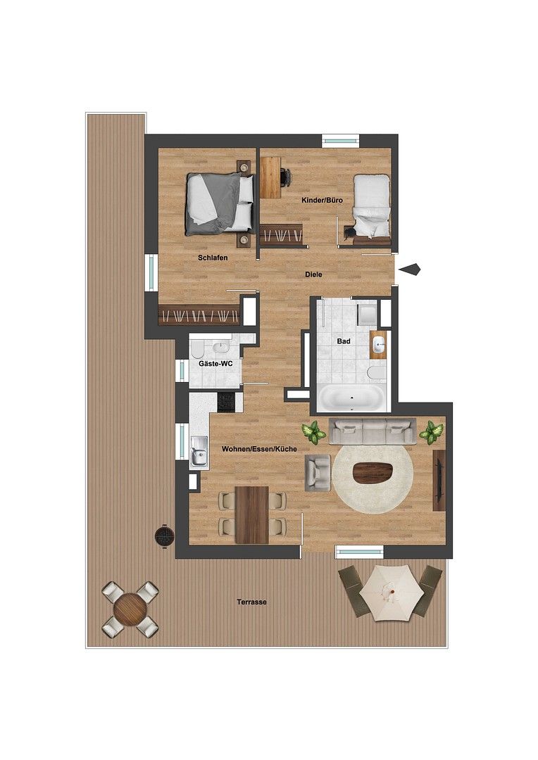 3+1, Köln Weiden Nordrhein-Westfalen 50858, 133 m² - 2