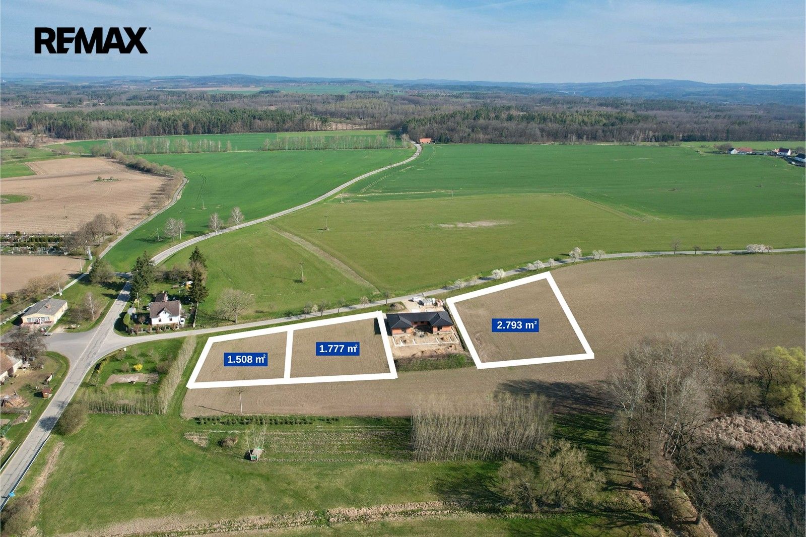 Pozemky pro bydlení, Varvažov, 2 793 m² - 2