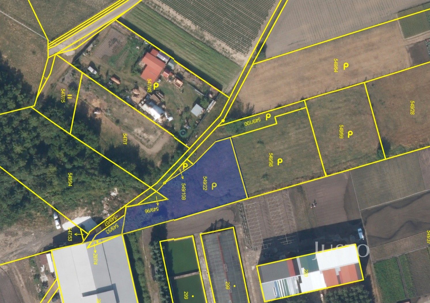 Pozemky pro bydlení, Na Výsluní  , Dřísy, 991 m² - 2