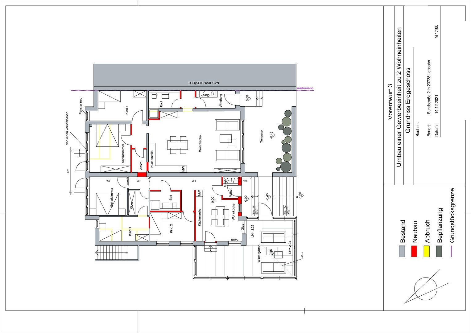 3+1, Sundstr. 2, , Šlesvicko-Holštýnsko, 96 m² - 2