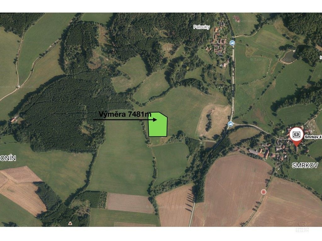 Prodej zemědělský pozemek - Smrkov, Jistebnice