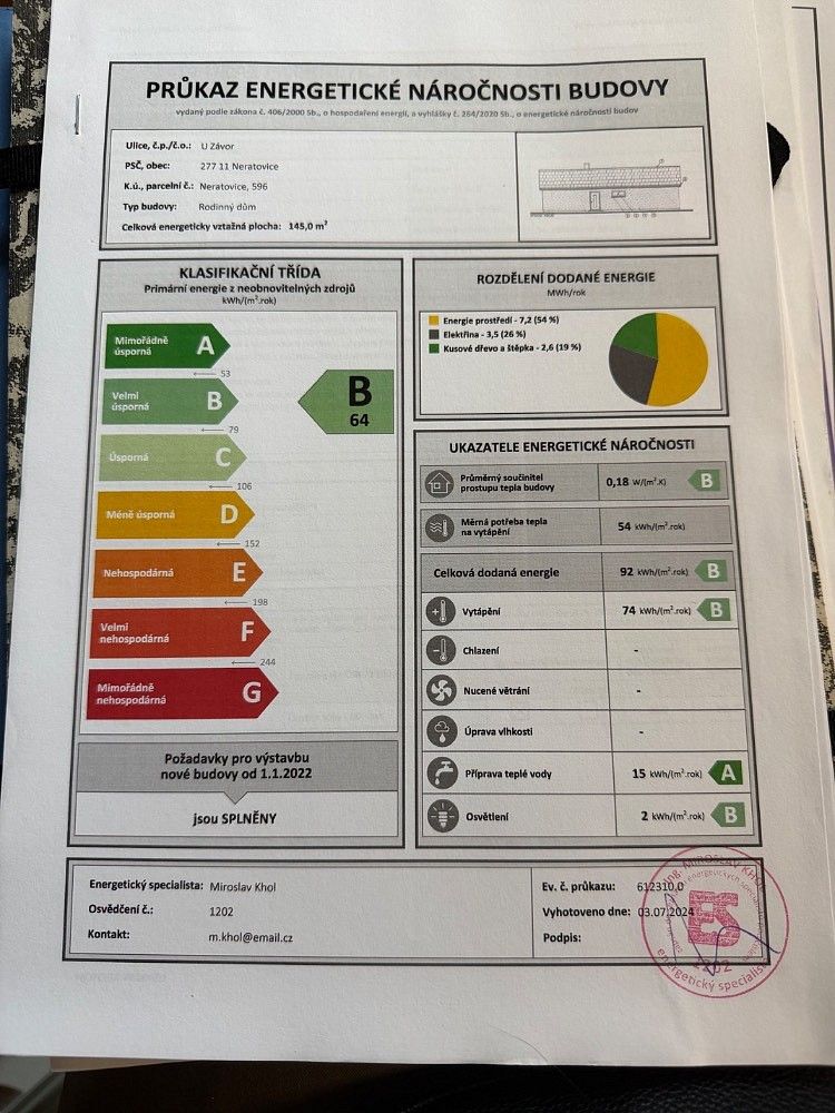 Prodej rodinný dům - Neratovice, okres Mělník, Středočeský kraj, 115,7 m² - 5