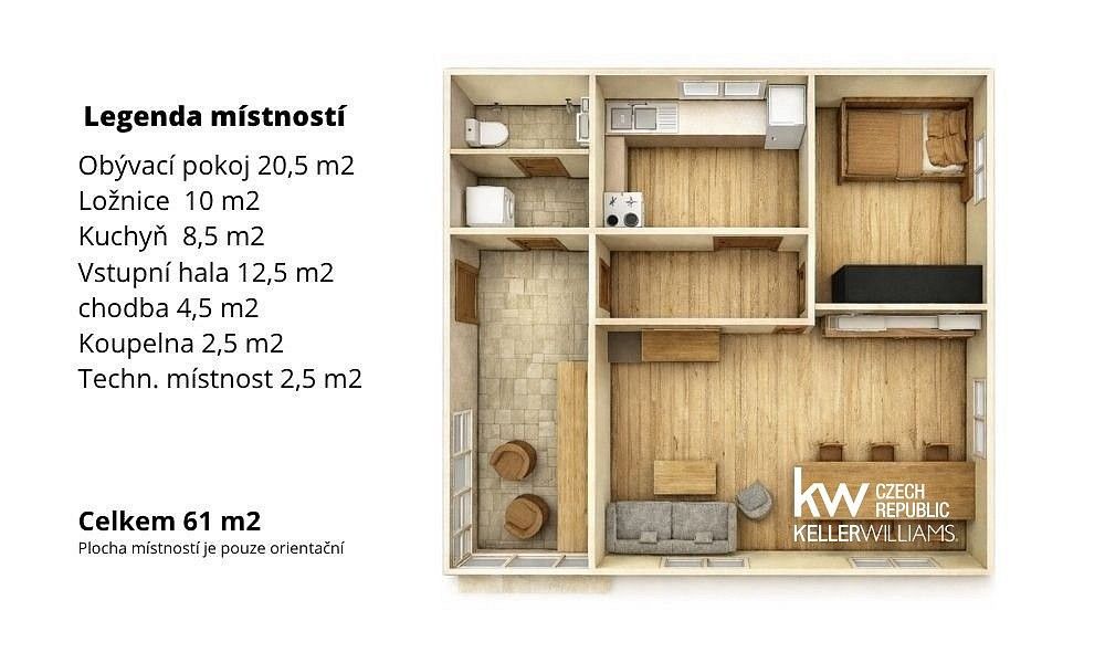 Chalupa · 61 m² · Na hlavní, Mikulov, okres Teplice - 3