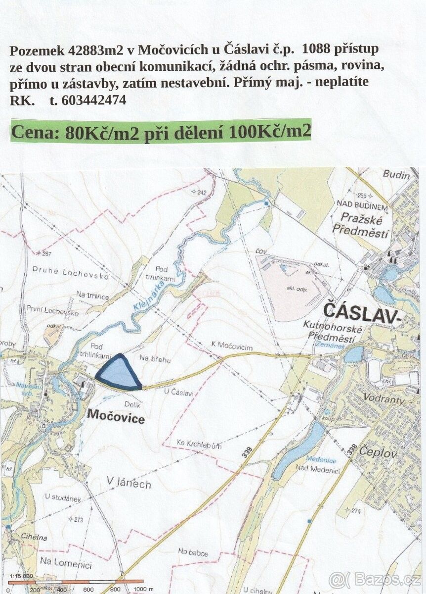 Pozemky pro bydlení, Čáslav, 286 01 - 2