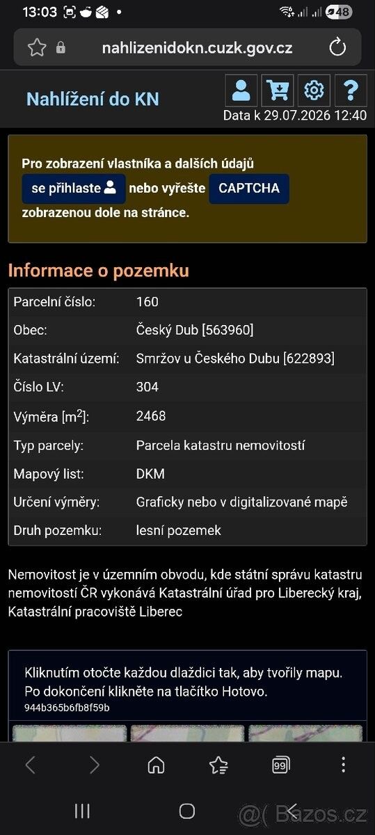 Pozemky pro bydlení, Český Dub, 463 43 - 1