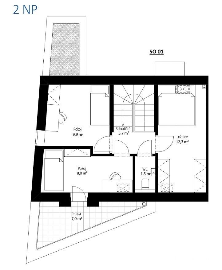 Rodinný dům · 93 m² · Obecní, Ovčáry - 4
