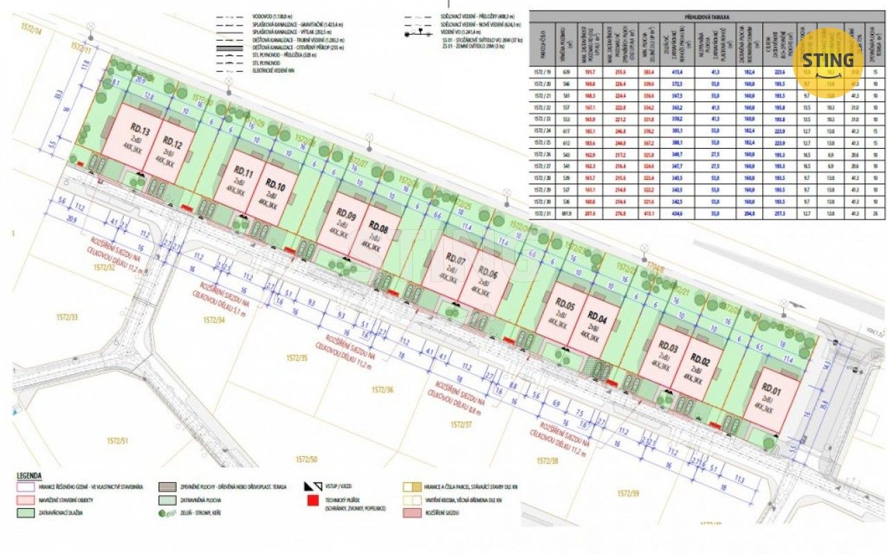Pozemky pro bydlení, Chlumec nad Cidlinou I, Chlumec nad Cidlinou, 6 238 m²