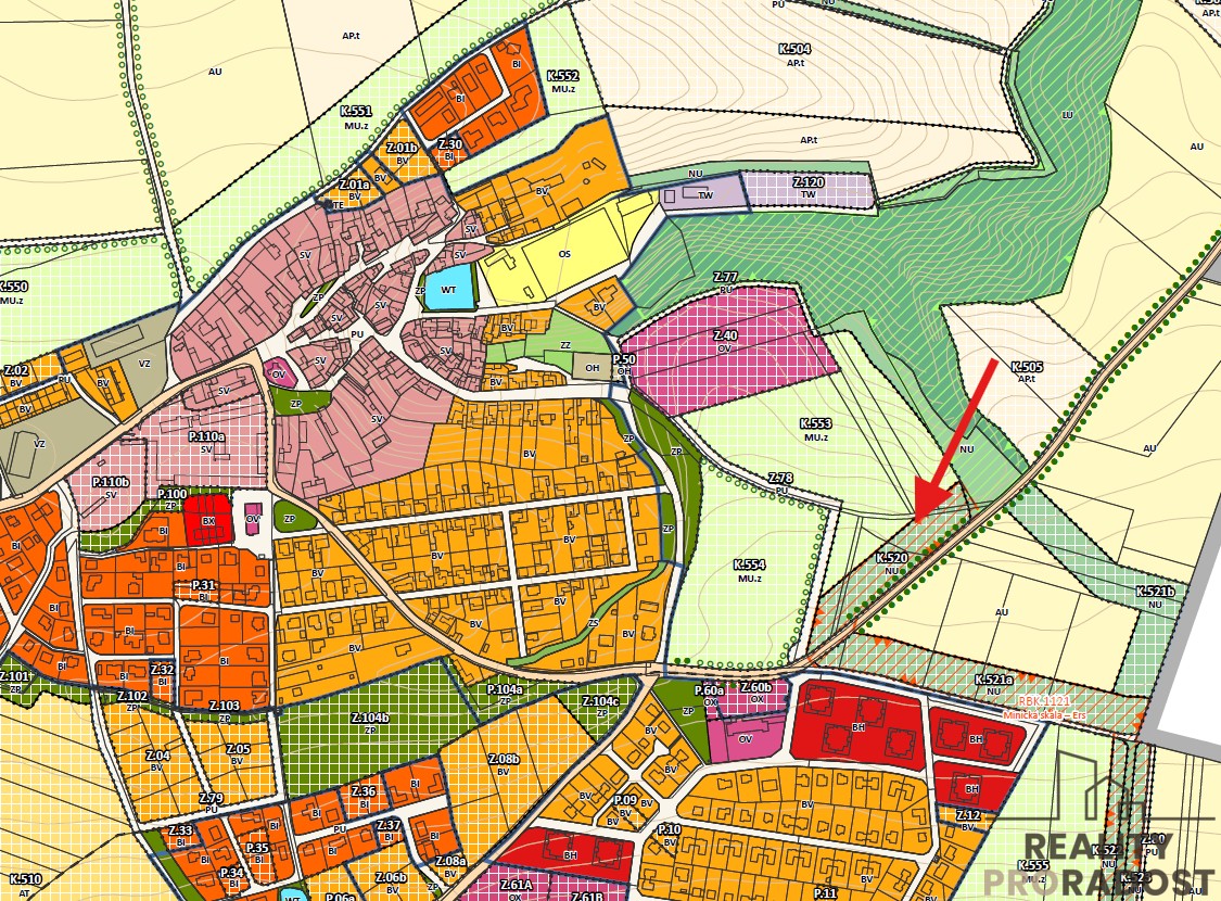 Pozemek · 3 374 m² · Holubice - 3