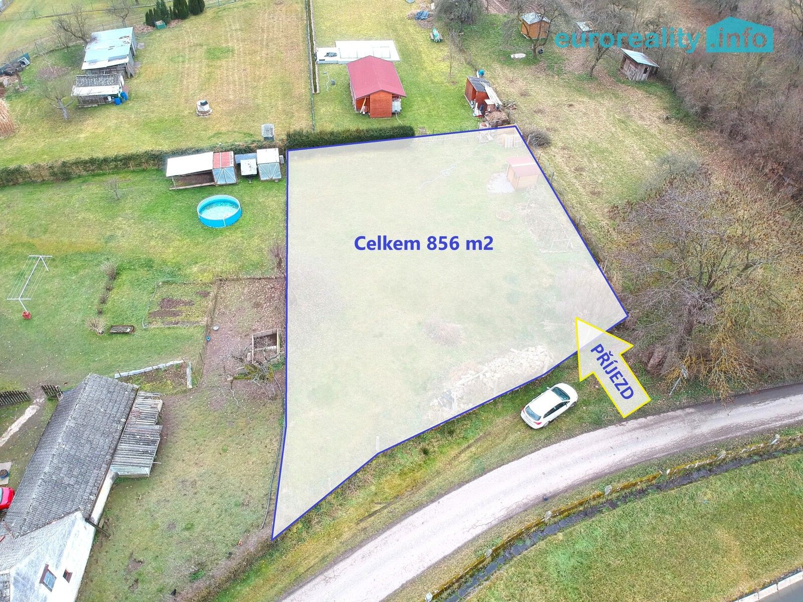 Pozemky pro bydlení, Vodňany, 856 m²