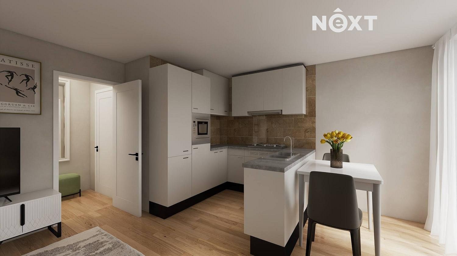 Byt 1+kk · 43 m² · Mělník - 4