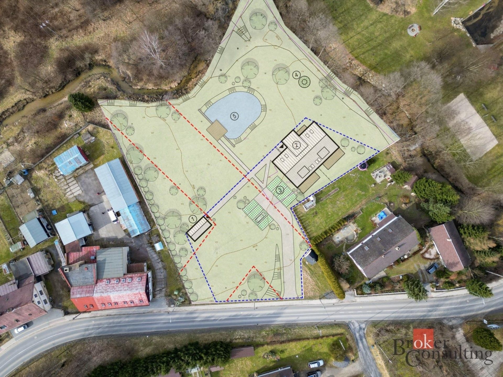 Prodej komerční pozemek - Oldřichov v Hájích, 5 682 m² - 5