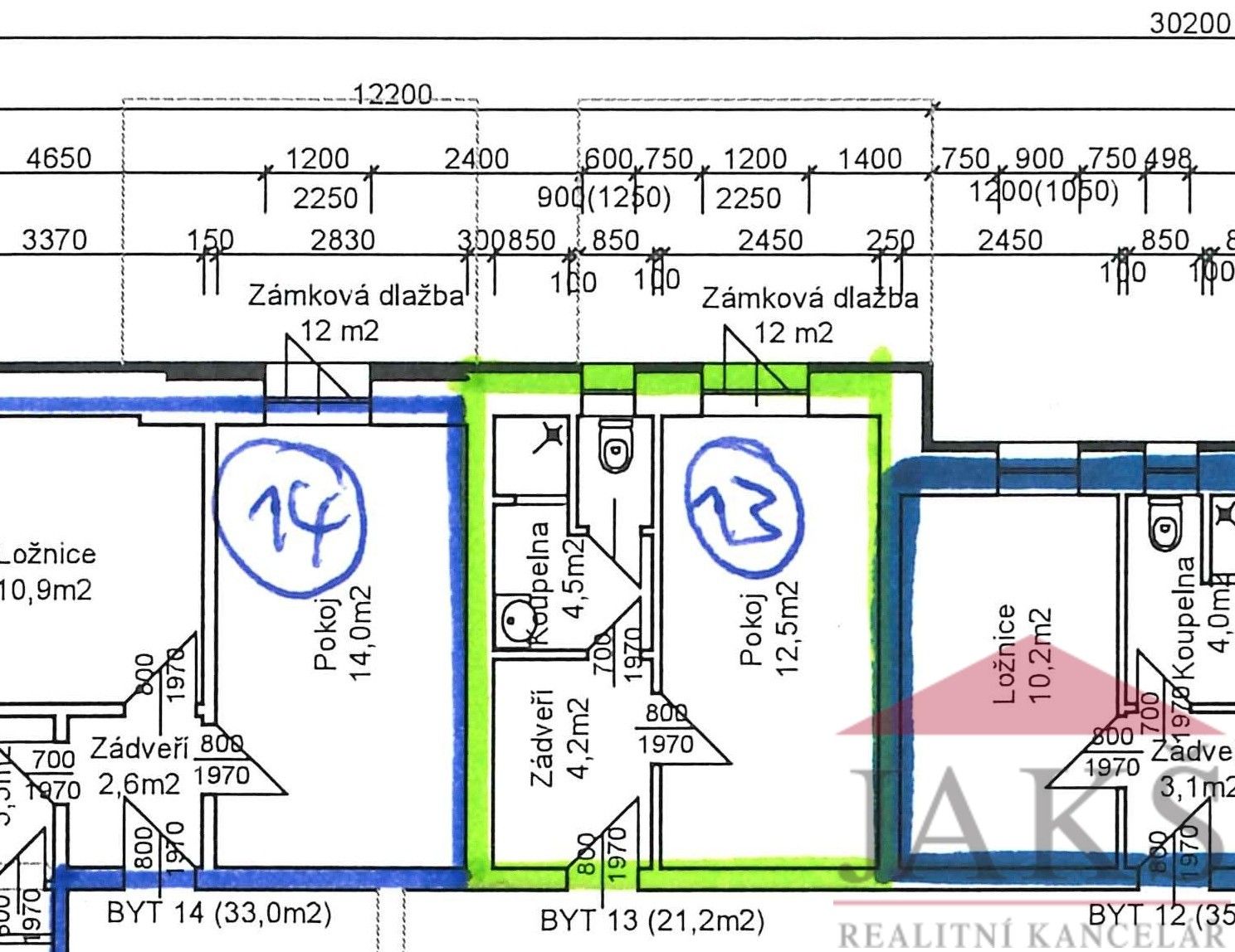 Prodej byt 1+kk - Dlouhá Ves, 36 m²