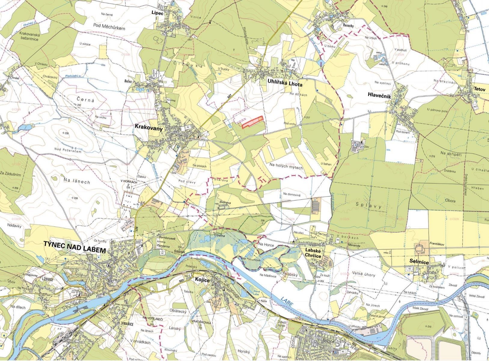 Prodej zemědělský pozemek - Krakovany