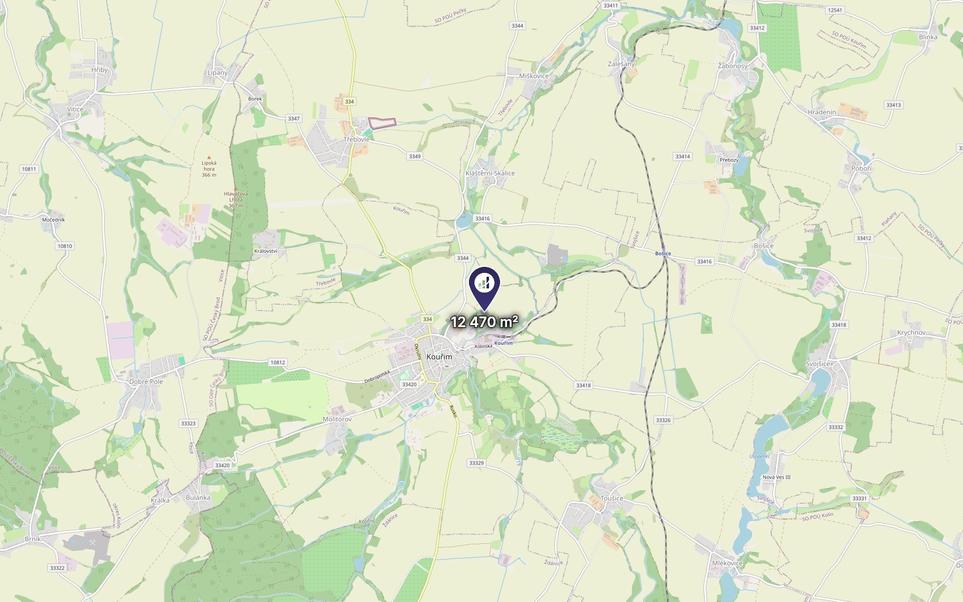 Zemědělský pozemek · 12 470 m² · Kouřim - 3