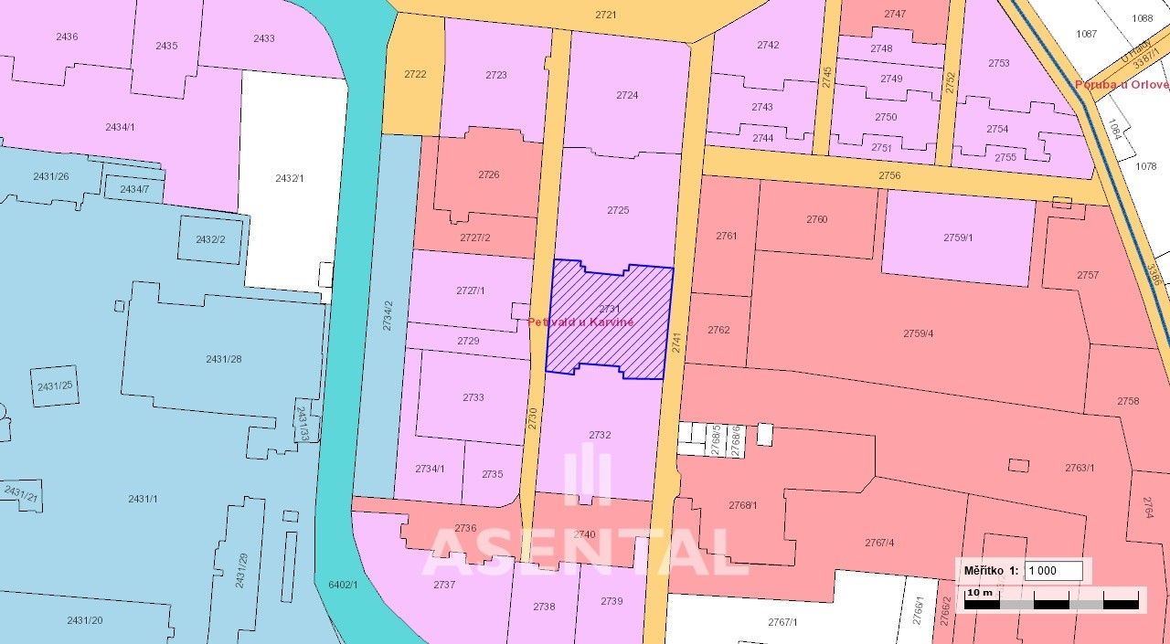 Prodej komerční pozemek - Rychvaldská, Petřvald