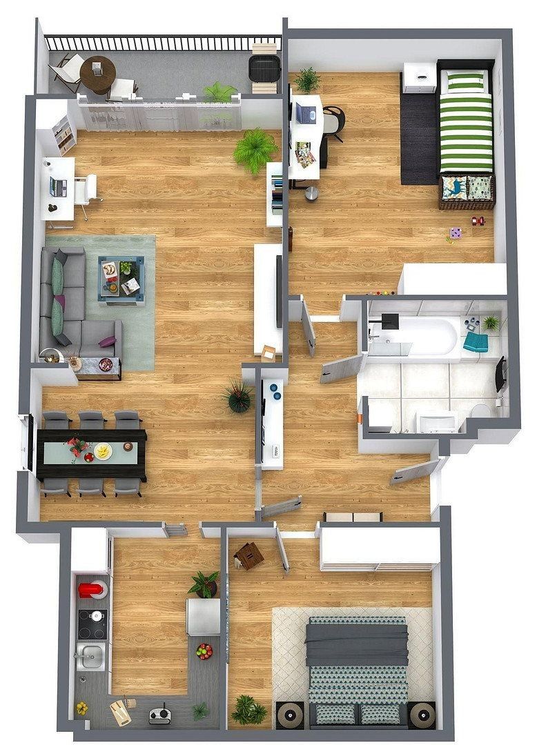3+1, Händelstraße 2, , Sasko, 84 m² - 2