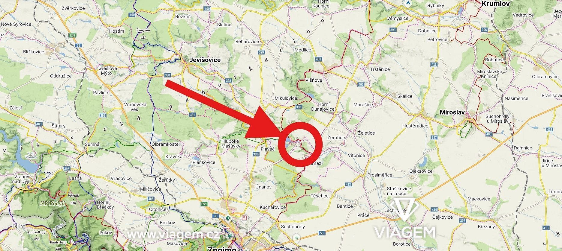 Pozemky pro bydlení, Výrovice, okres Znojmo, Jihomoravský kraj - 2