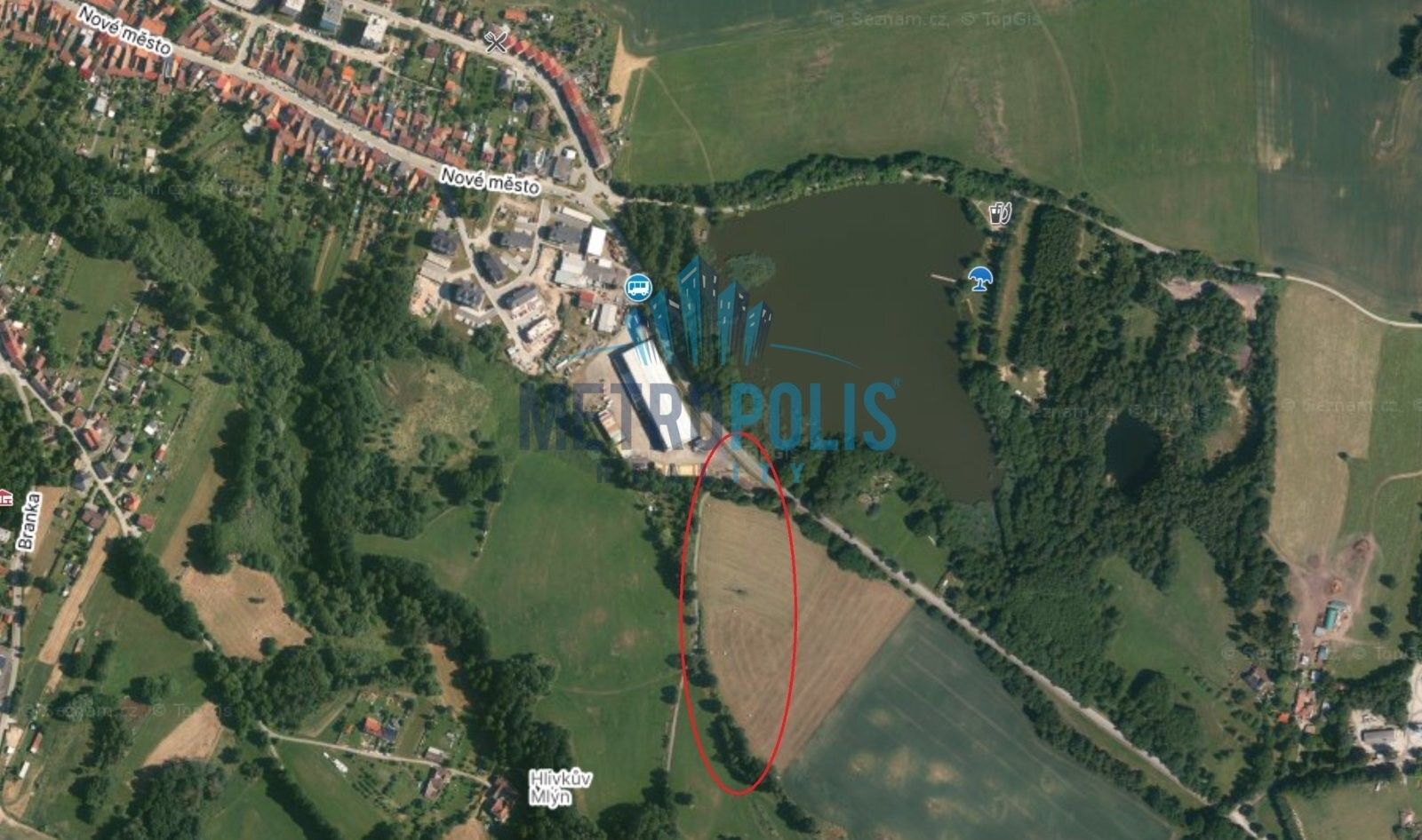 Zemědělský pozemek, 3 717 m²