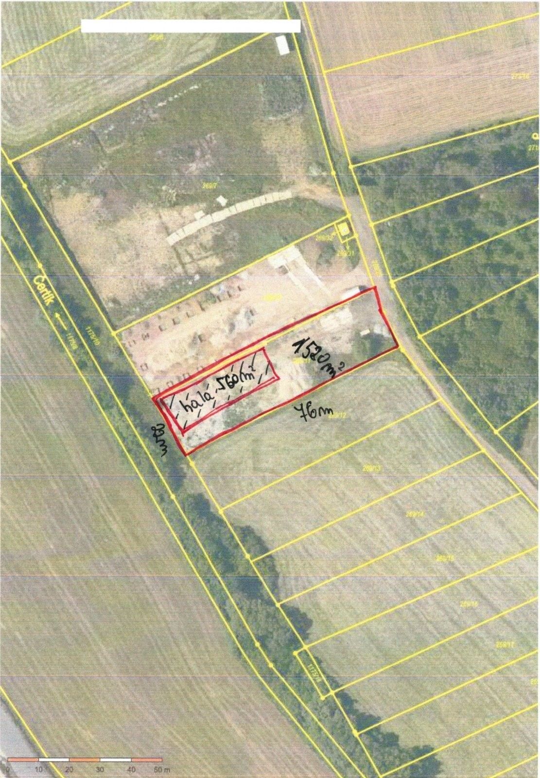 Komerční pozemek · 1 520 m² · Úsilné - 3