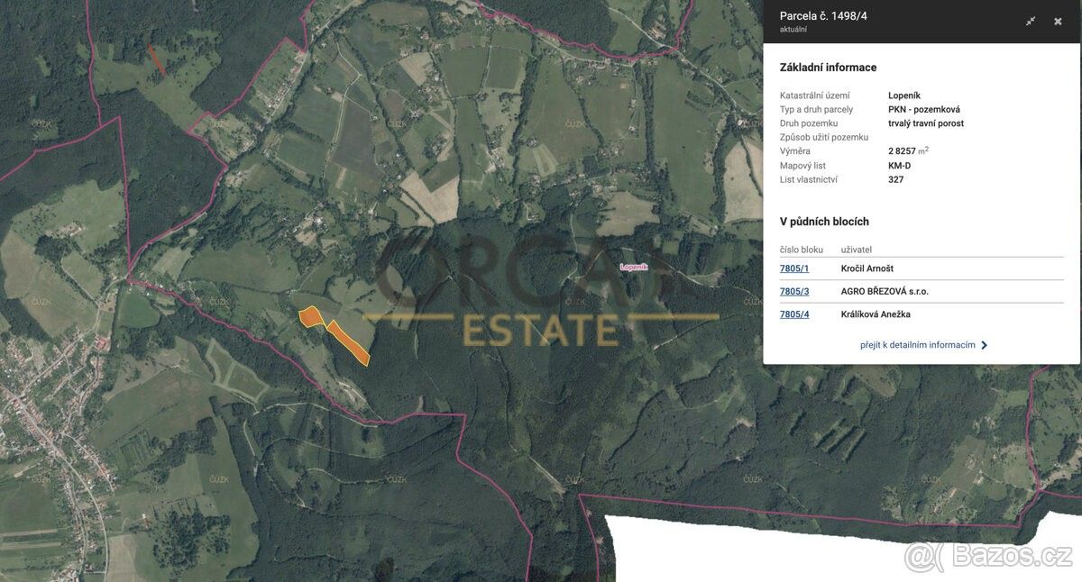 Prodej pozemek pro bydlení - Březová u Uherského Brodu, 687 67