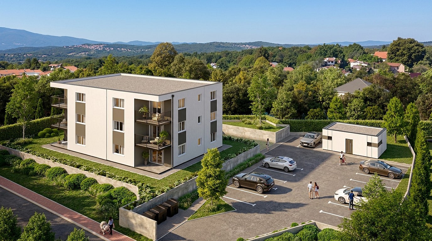 Byty, Viškovo, Primorsko-goranska županija, Chorvatsko, 92 m² - 2