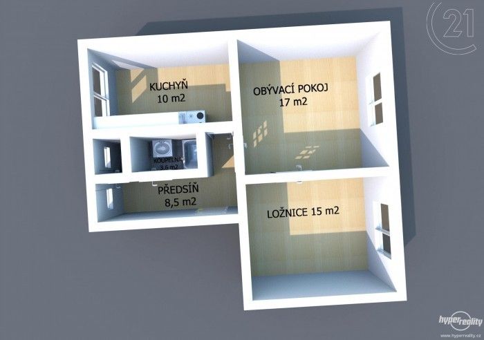 Prodej byt 2+1 - Dvořákova, Svitavy, 63 m²