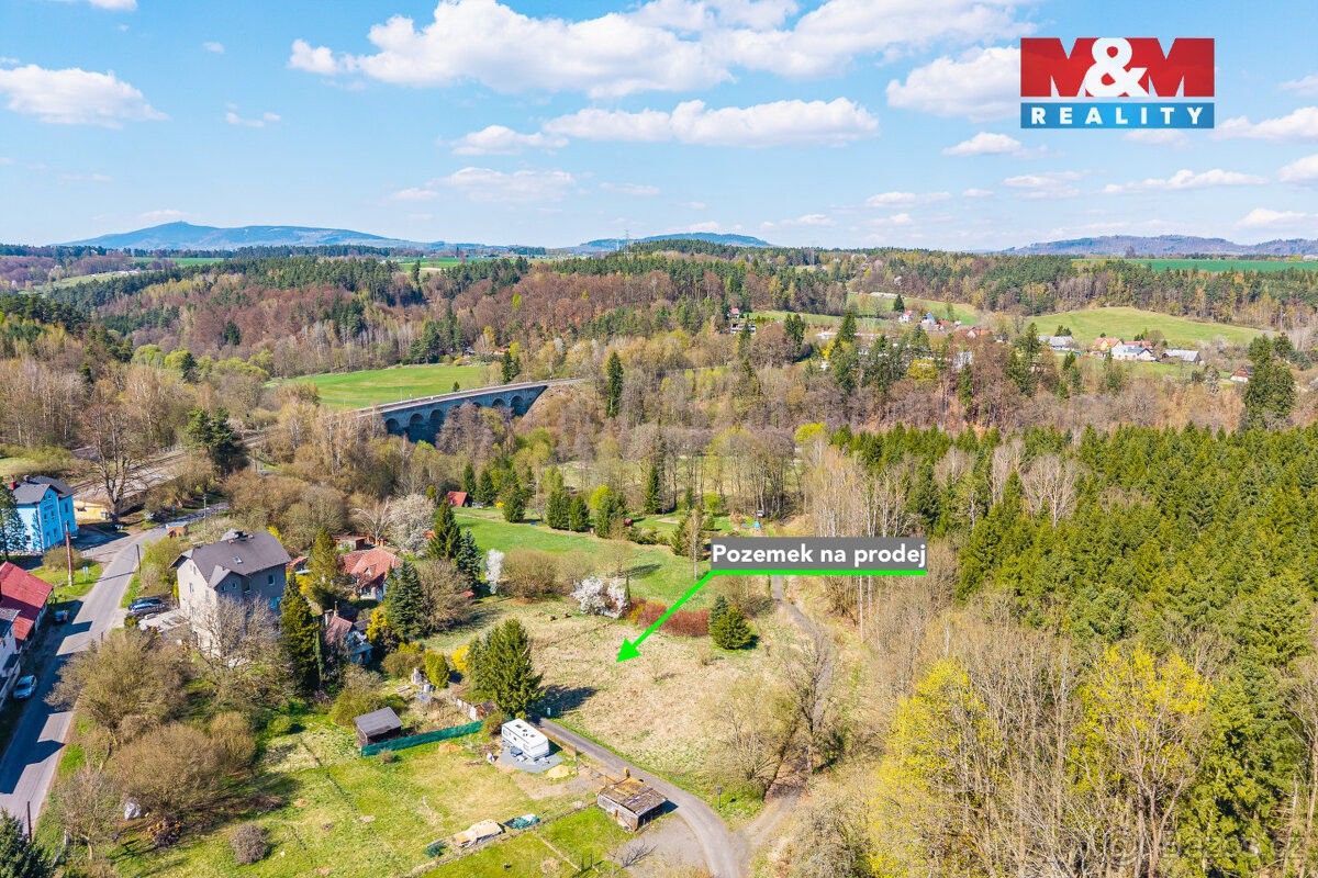 Stavební pozemek, Sychrov – pohled 2