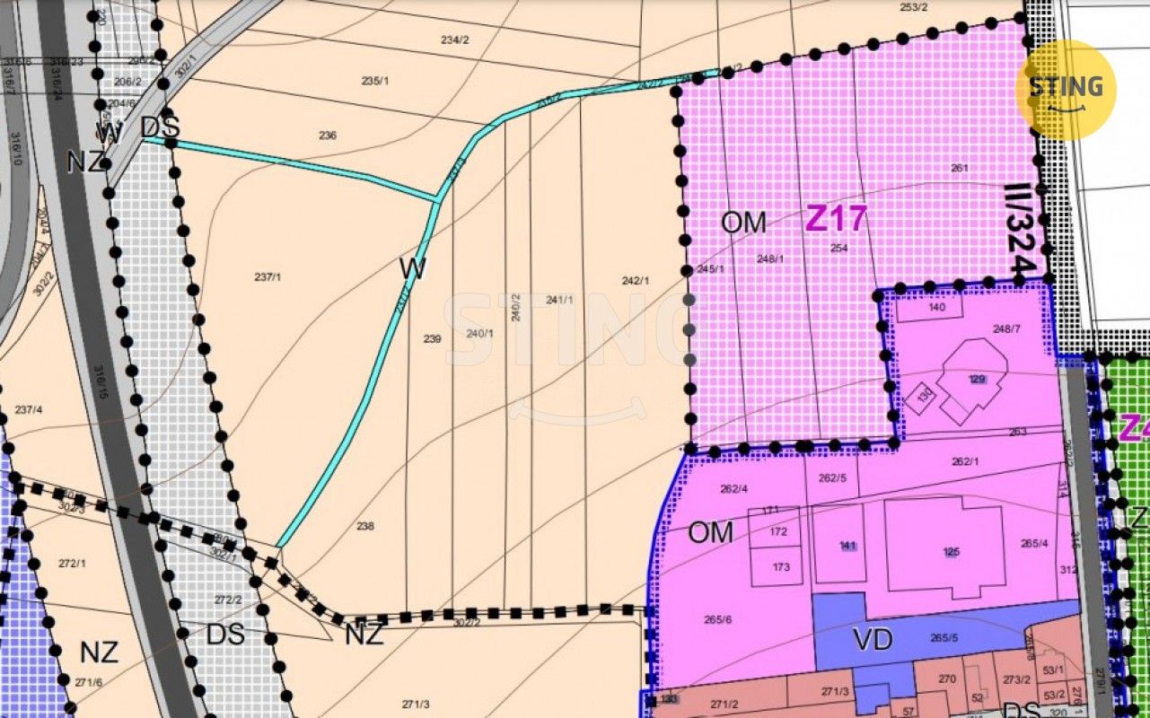 Prodej komerční pozemek - Blato, Mikulovice, 6 059 m² - 5
