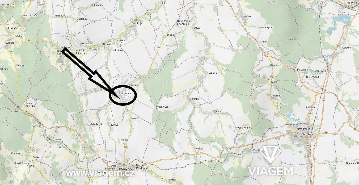 Pozemek pro bydlení · Sebranice, okres Svitavy, Pardubický kraj - 4