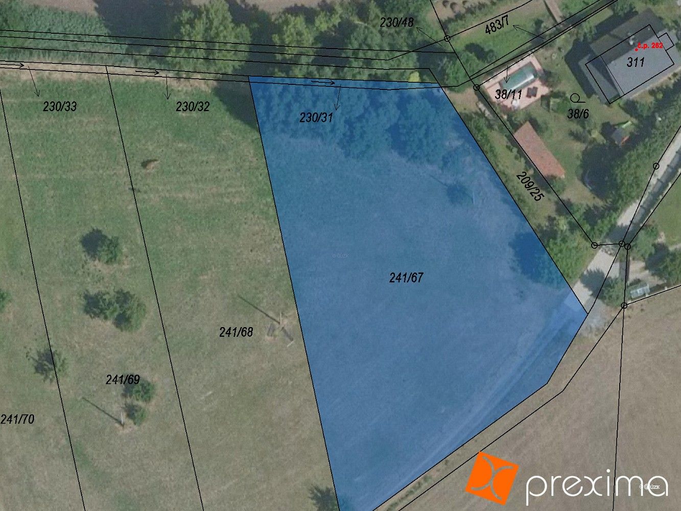 Pozemek pro bydlení, 1 325 m²