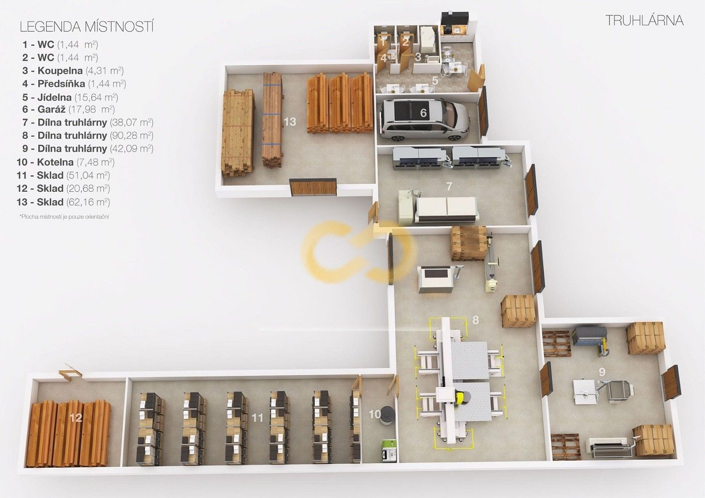 Prodej výrobní prostory - Plánkova, Vlachovo Březí, okres Prachatice, 930 m² - 5