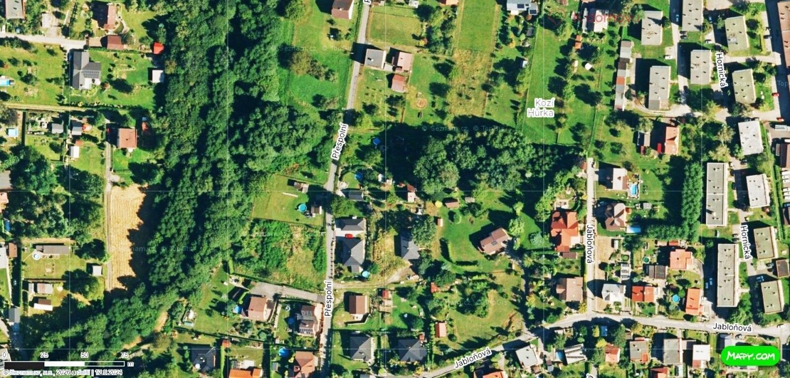 Pozemky pro bydlení, Přespolní, Orlová, 849 m² - 1