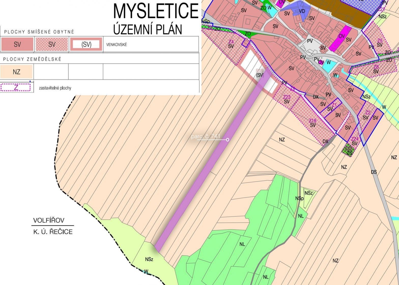 Zemědělský pozemek · Mysletice - 3