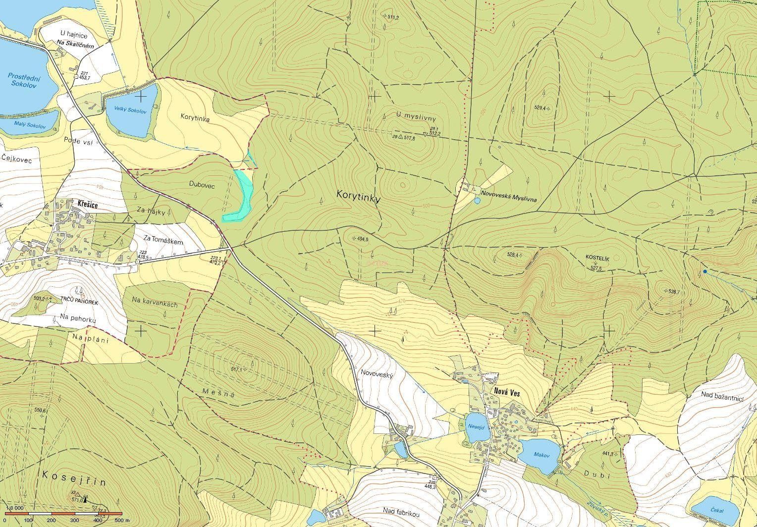 Prodej zemědělský pozemek - Křešice, Předotice, 11 777 m²