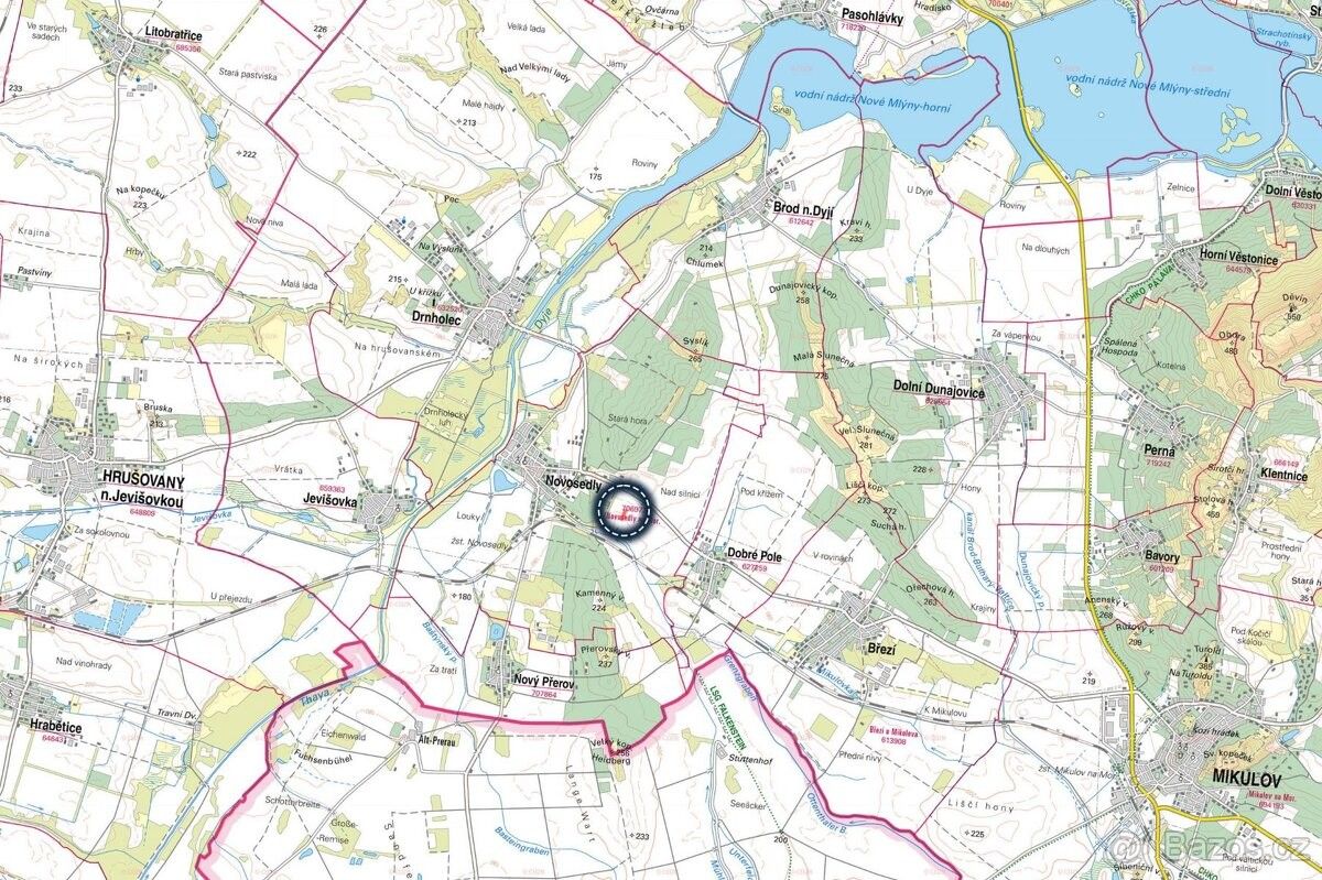 Prodej pozemek pro bydlení - Novosedly na Moravě, 691 82