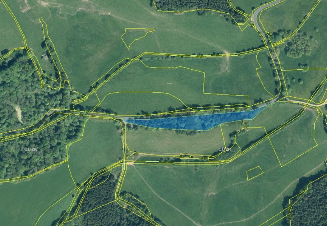 Prodej louka - Dlouhý Újezd, 17 233 m²