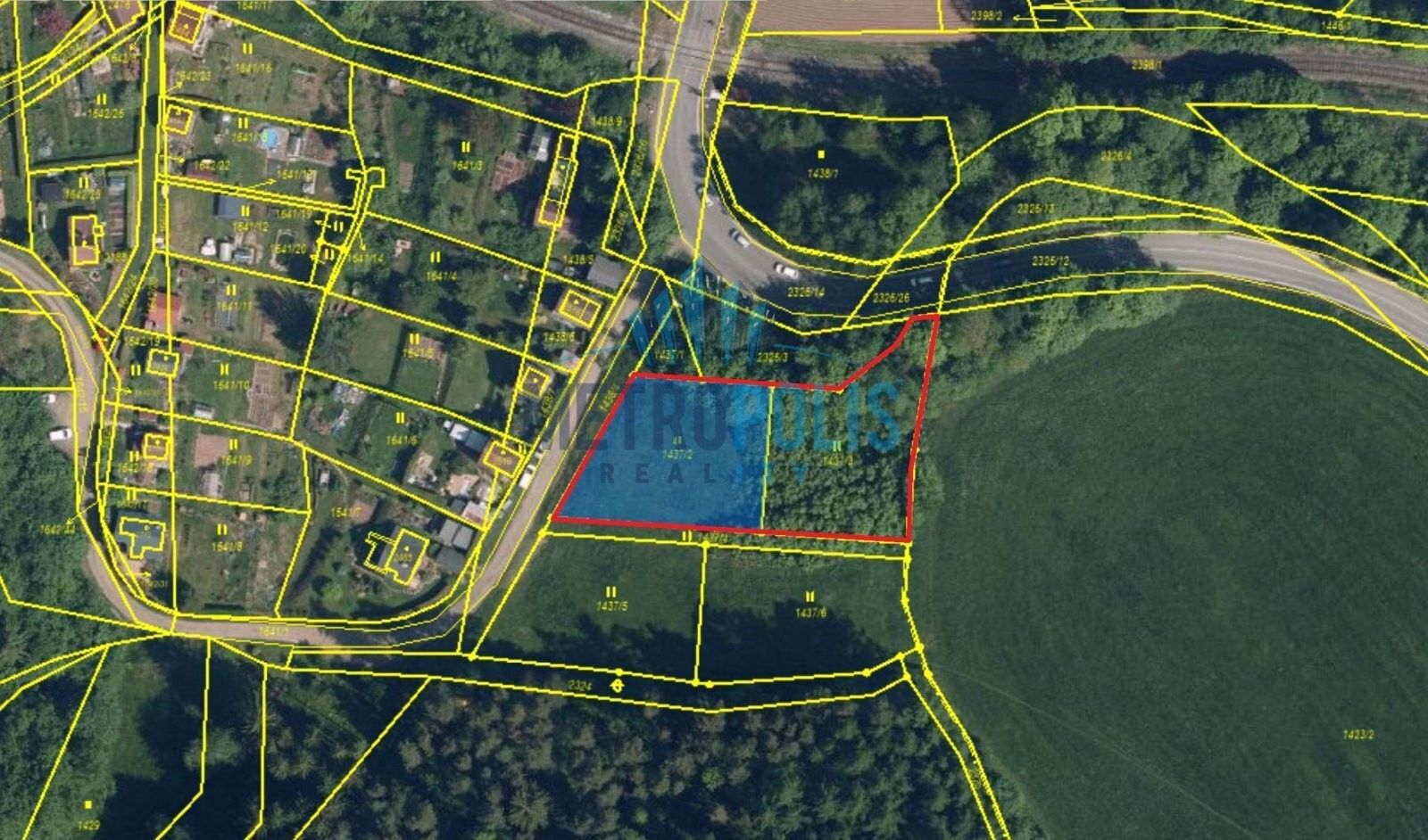 Prodej pozemek pro bydlení - Husovo náměstí, Lomnice nad Popelkou, 1 821 m²