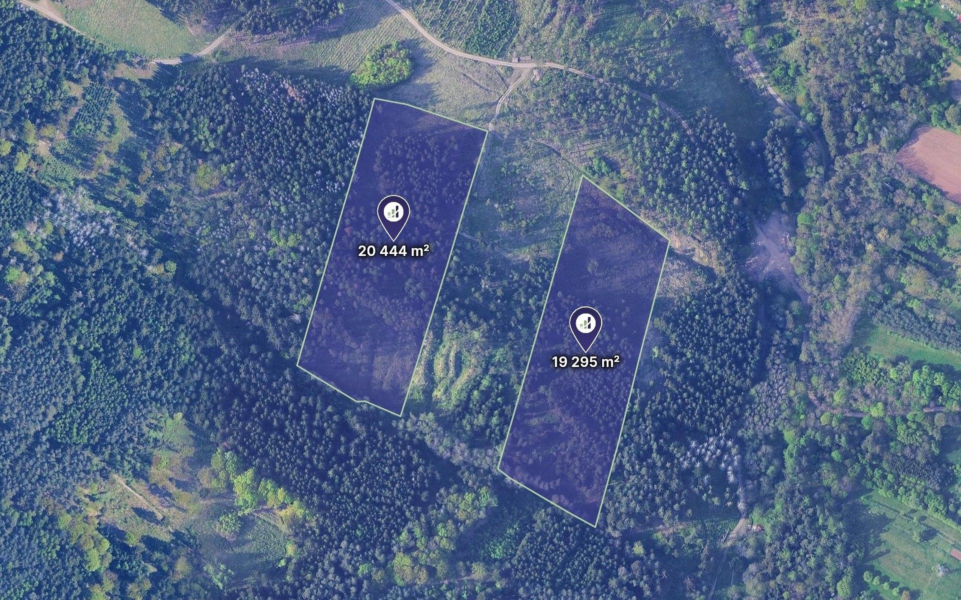 Lesy, Tišnov, 39 739 m² - 1
