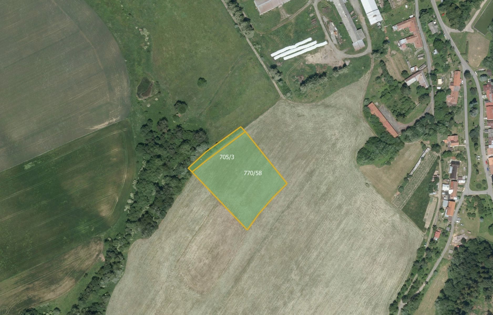 Prodej zemědělský pozemek - Drahany