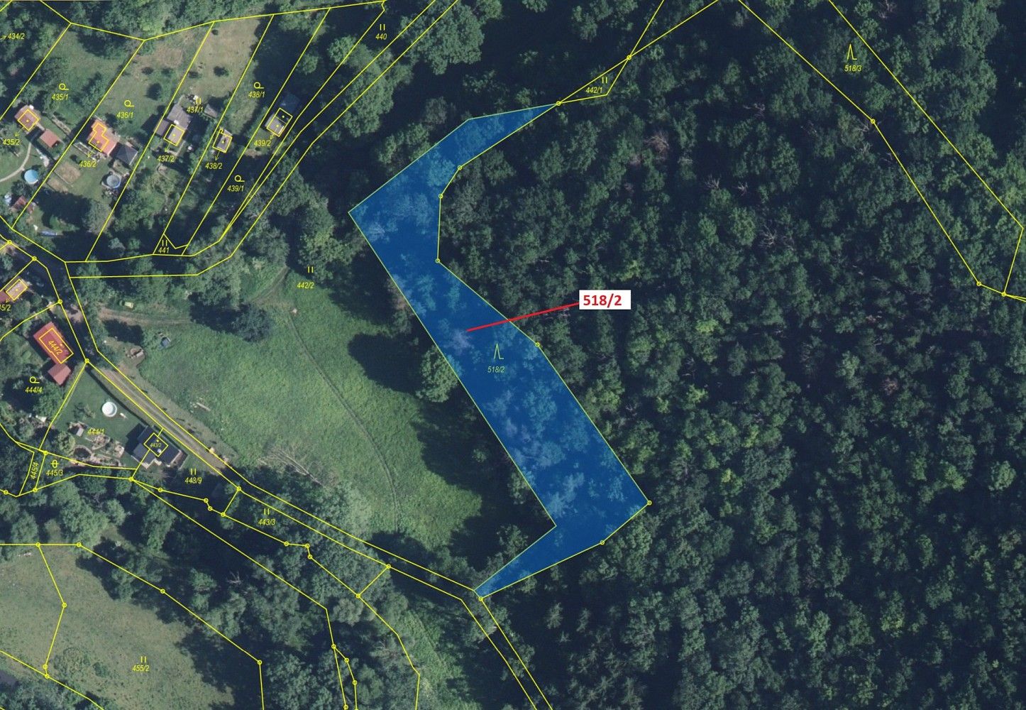 Prodej les - Malé Březno, okres Ústí nad Labem, Ústecký kraj - 2