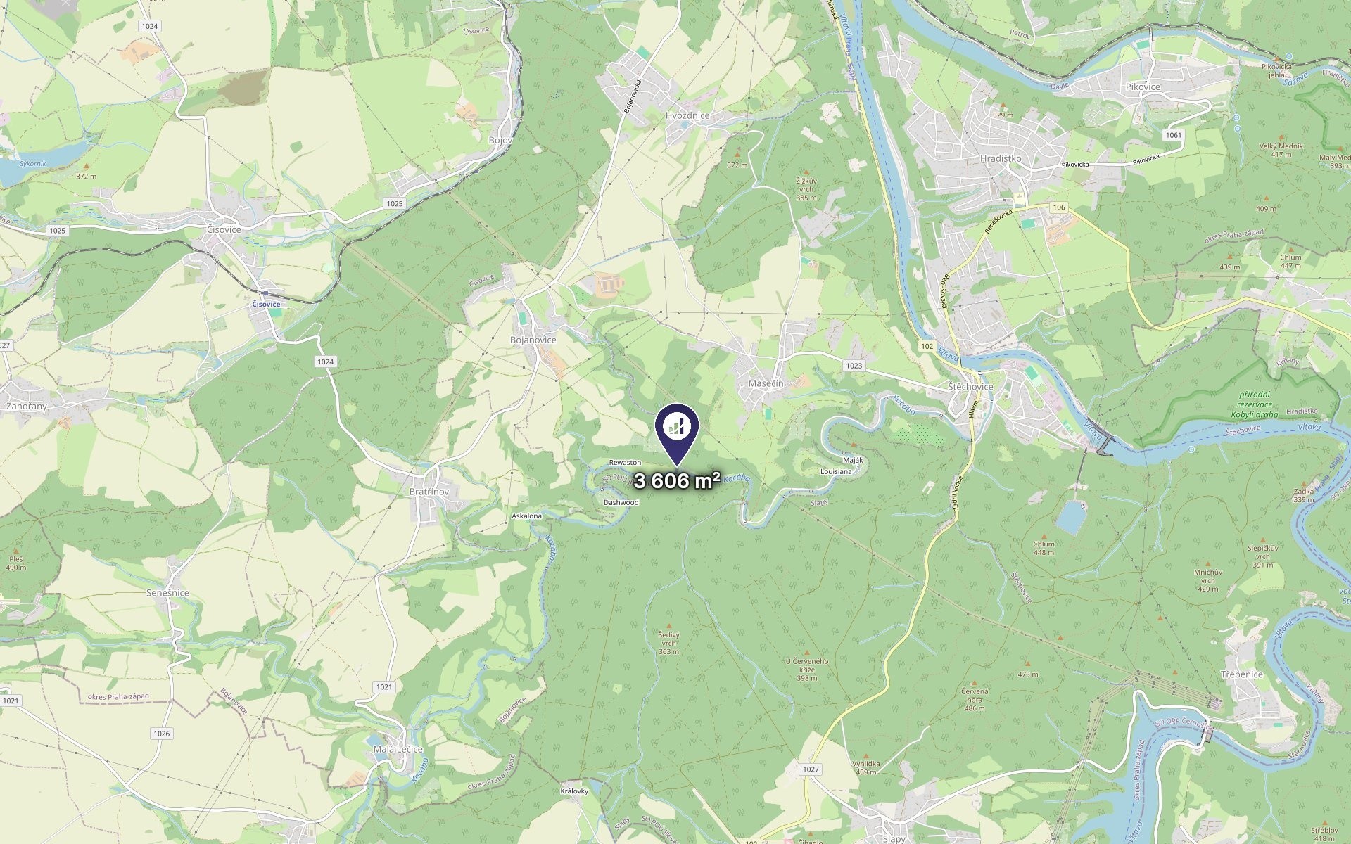 Louka · 3 606 m² · Bojanovice - 3