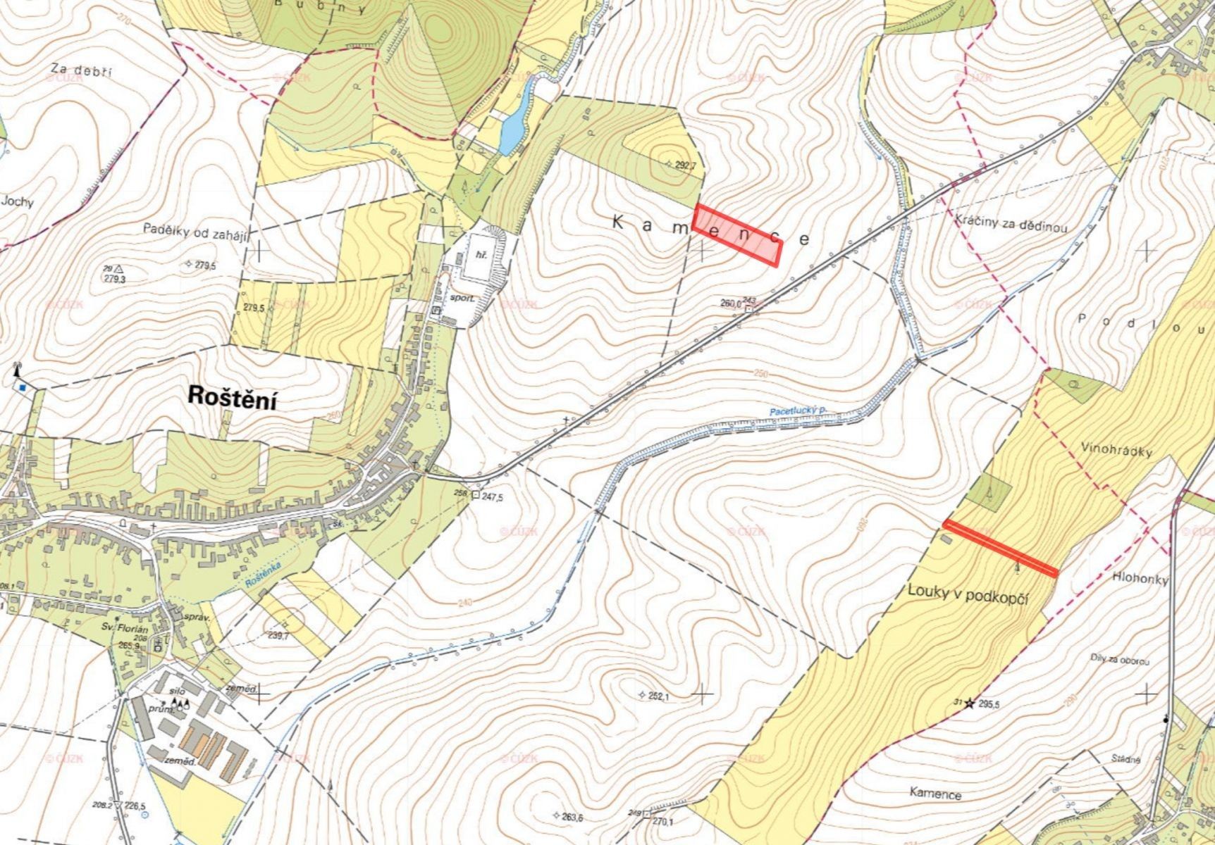 Prodej zemědělský pozemek - Roštění