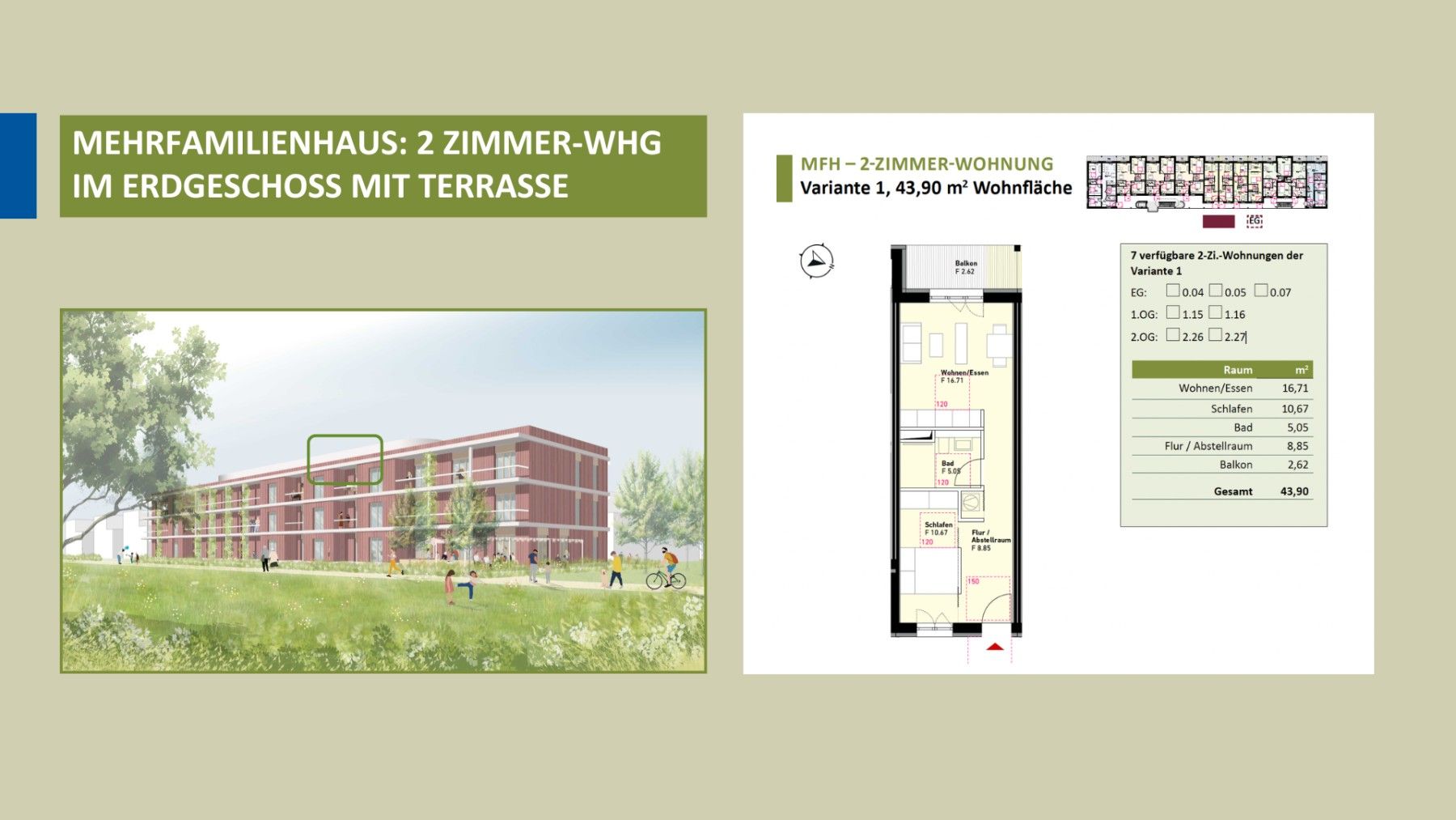 2+1, Karl-Martin-Rebel-Ring, , Hessen, 44 m² - 1