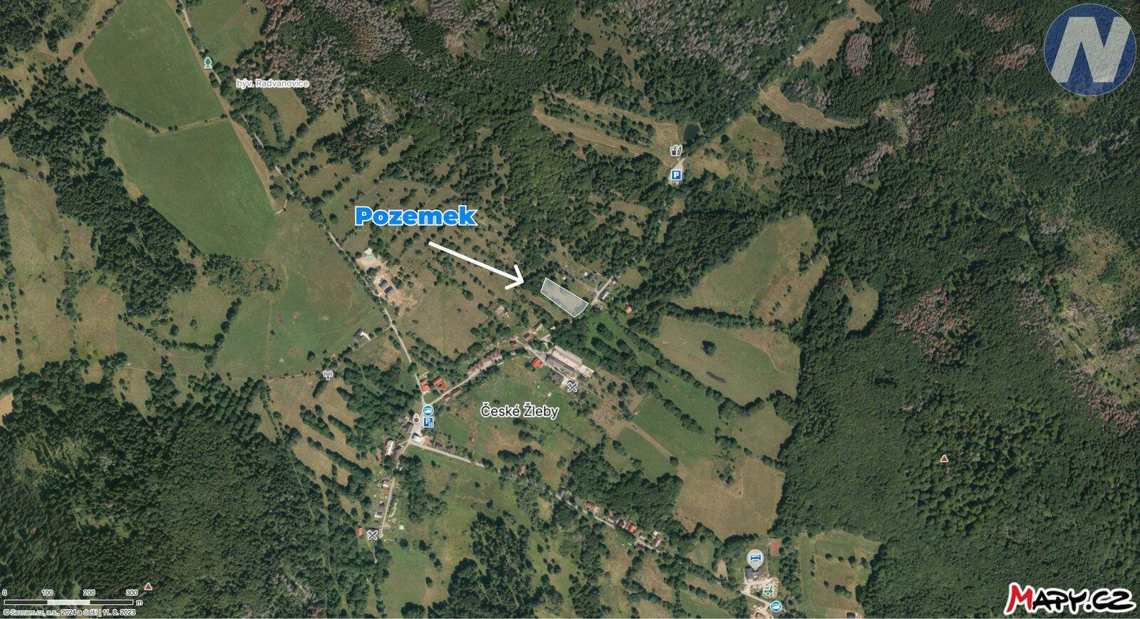 Pozemek pro bydlení · 4 283 m² · Stožec - 4